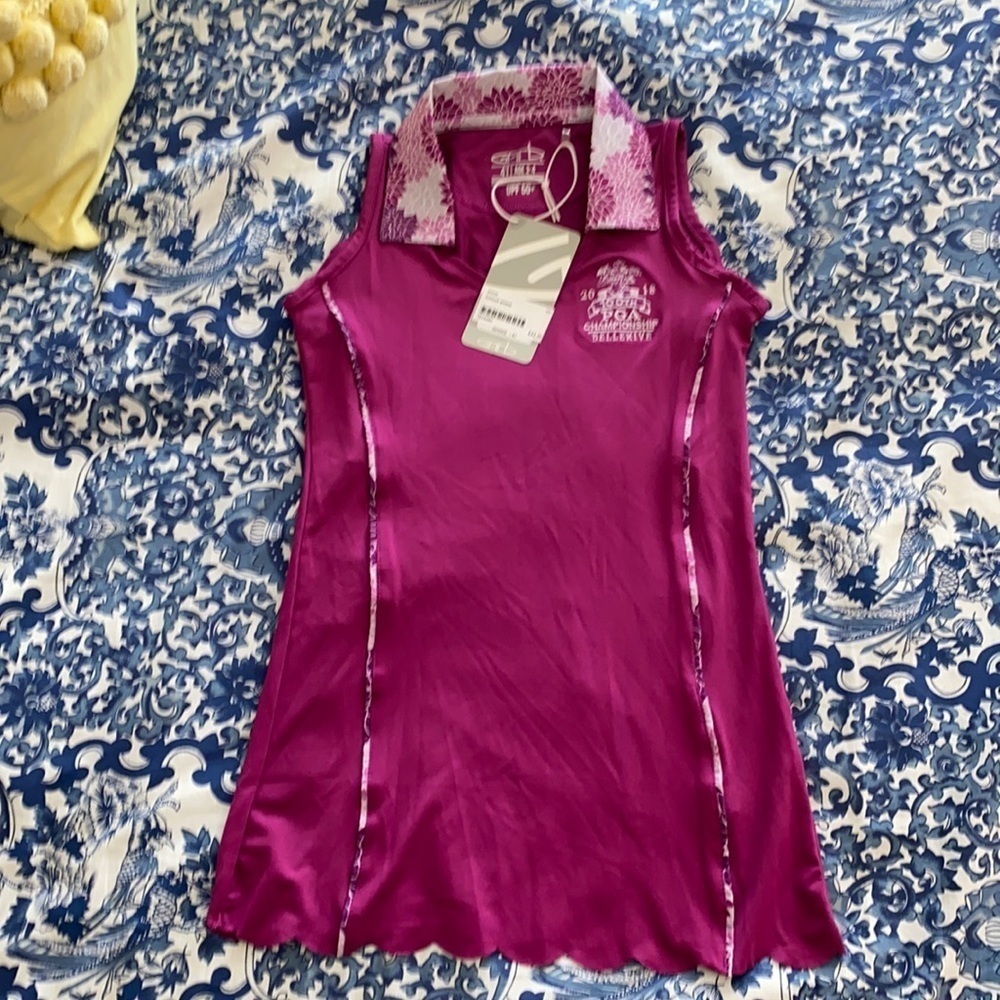 New! Toddler Girl PGA Championship dress with scallop hem